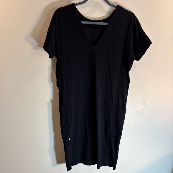 KIT and ACE Sz XS Back to Front Oversized V and Crew Neck Side Pockets Dress - Picture 2 of 14
